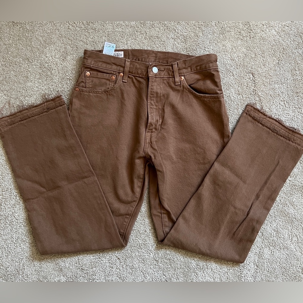 Levi's Brown Straight-Leg Jeans